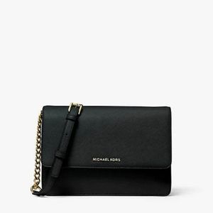 MICHAEL KORS DANIELA SAFFIANO LEATHER CROSSBODY BAG